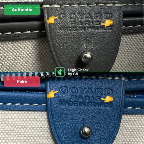 goyard lighter case fake|goyard bag vs real.